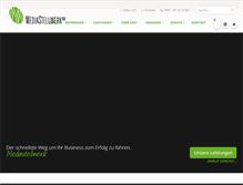 Tablet Screenshot of mediastellwerk.com